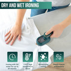 Mini Garment Steamer Handheld Wet Dry Steam Iron Portable Ironing Steamer - beautysweetie